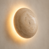 Travertine Stone LED Wall Lamp | Minimalist Modern Wall Sconce