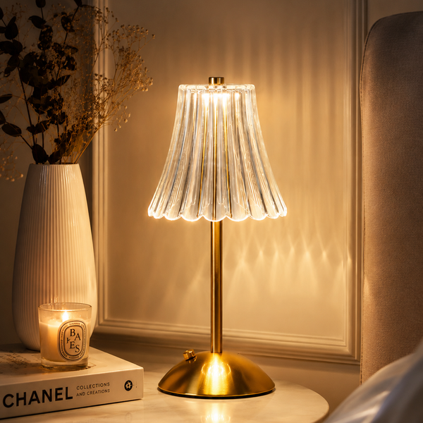 Minimalist Crystal Atmosphere Lamp – Modern Bedside Table Light alternate