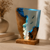 Deep Sea Diver Resin Table Lamp - Vintage Nautical Desk Light with LED Bulb