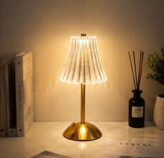 Minimalist Crystal Atmosphere Lamp – Modern Bedside Table Light