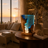 Deep Sea Diver Resin Table Lamp - Vintage Nautical Desk Light with LED Bulb