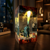 Godzilla Resin Table Lamp – Color-Changing Kaiju Epoxy Night Light with Atomic Breath