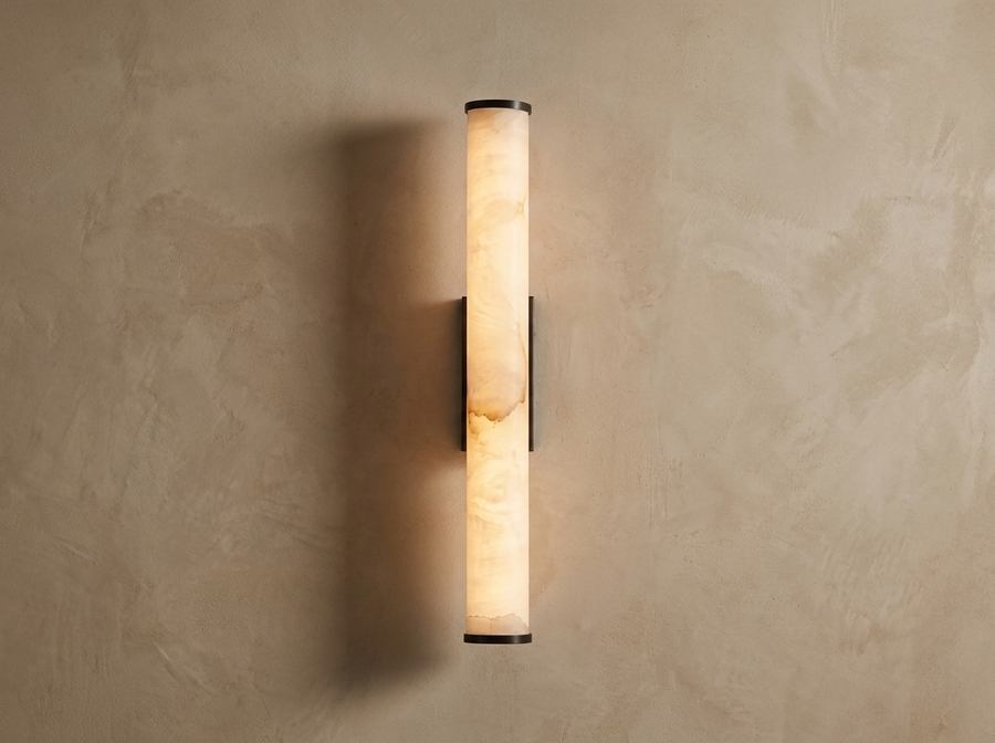 Modern Alabaster LED Wall Sconce | Luxury Wall Light Fixture