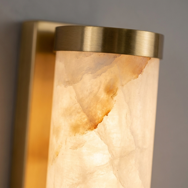 🎁 Modern Alabaster LED Wall Sconce | Luxury Wall Light Fixture (10% off) alternate