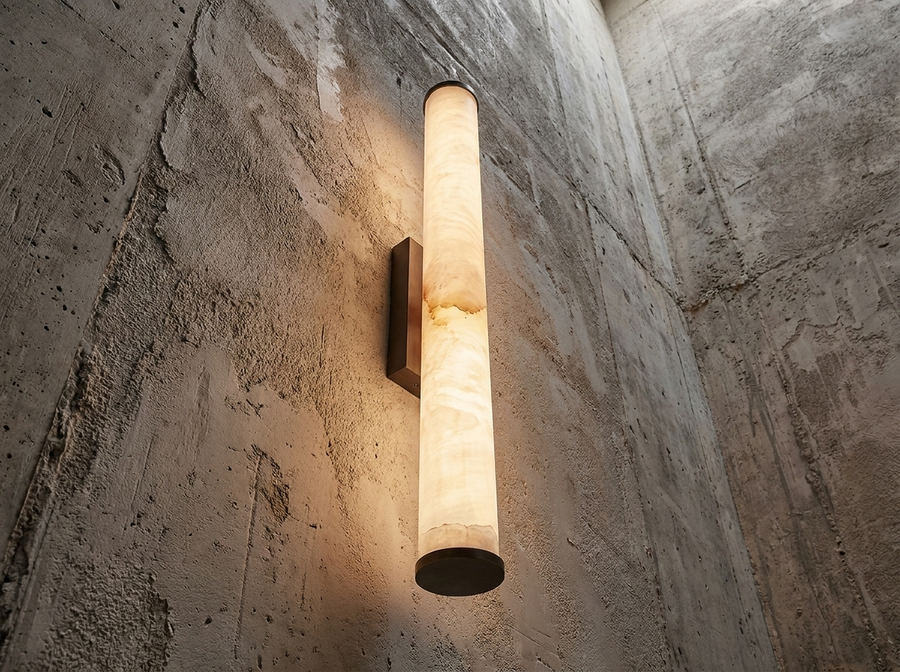 Modern Alabaster LED Wall Sconce | Luxury Wall Light Fixture