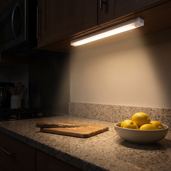 Motion Sensor LED Light Bar — Rechargeable Magnetic Under-Cabinet Light