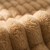Burrow Plush Sofa Cover — Thick Ribbed Non-Slip Couch Mat
